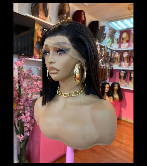 Vietnam Bone Straight Blonde Brown Roots